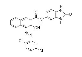 Sắc tố nâu 25 - Công thức cấu tạo phân tử