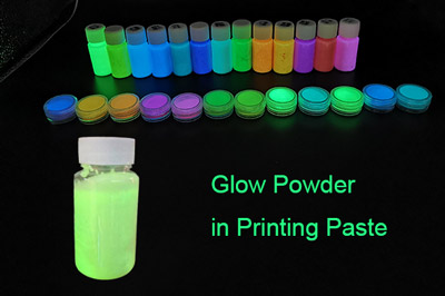 Hướng dẫn chuẩn bị và sử dụng bột phát sáng trong bột in