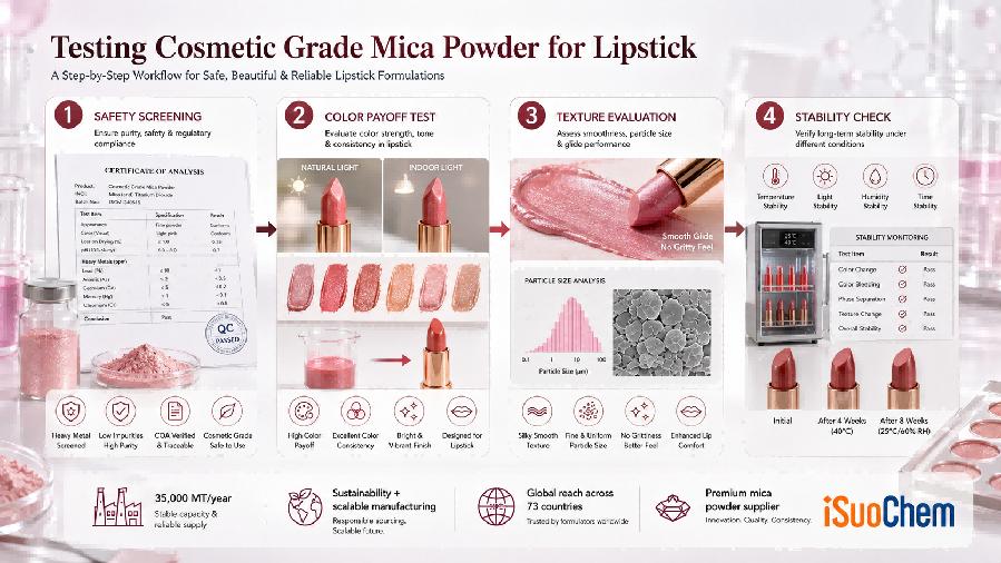 Hướng dẫn toàn diện về cách chọn bột mica chất lượng cao để pha chế son môi